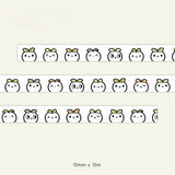 TheCoffeeMonsterzCo Little Sprouts 2.0 Emoti Washi Tape - 10mm