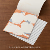 Midori Kimagure Easy&Cozy Letter Pad - Cat