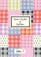 TINY STORE Martina’s Tiny Book of Scrapbooking Papers (Edition 4: Plaid & Stars!)