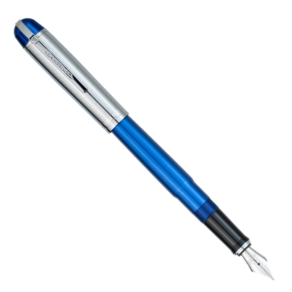 Wahl Eversharp Skyline Fountain Pen - Blue w/Silver Trim