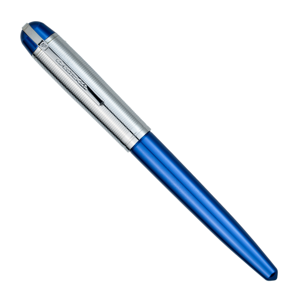Wahl Eversharp Skyline Fountain Pen - Blue w/Silver Trim