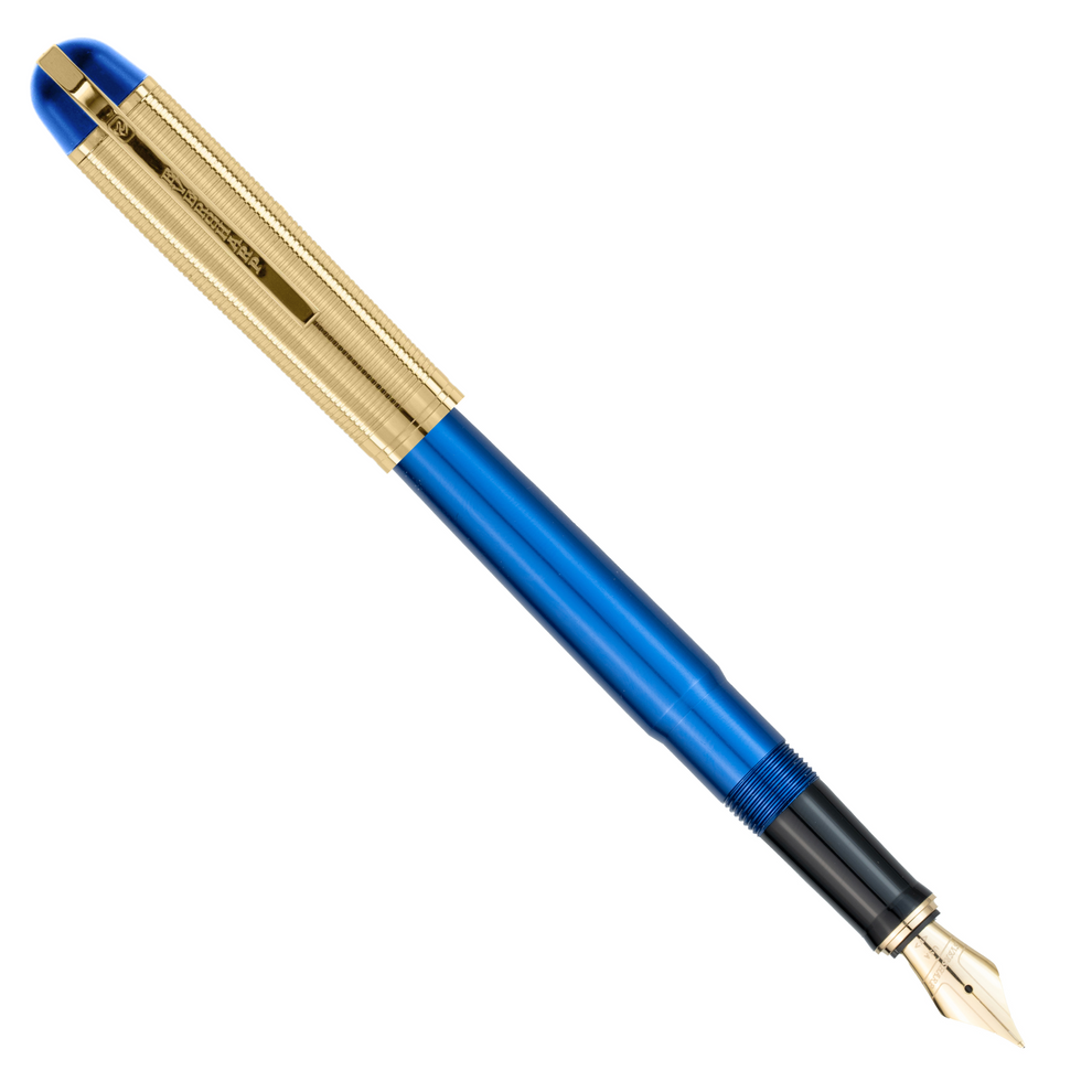 Wahl Eversharp Skyline Fountain Pen - Blue w/Gold Trim