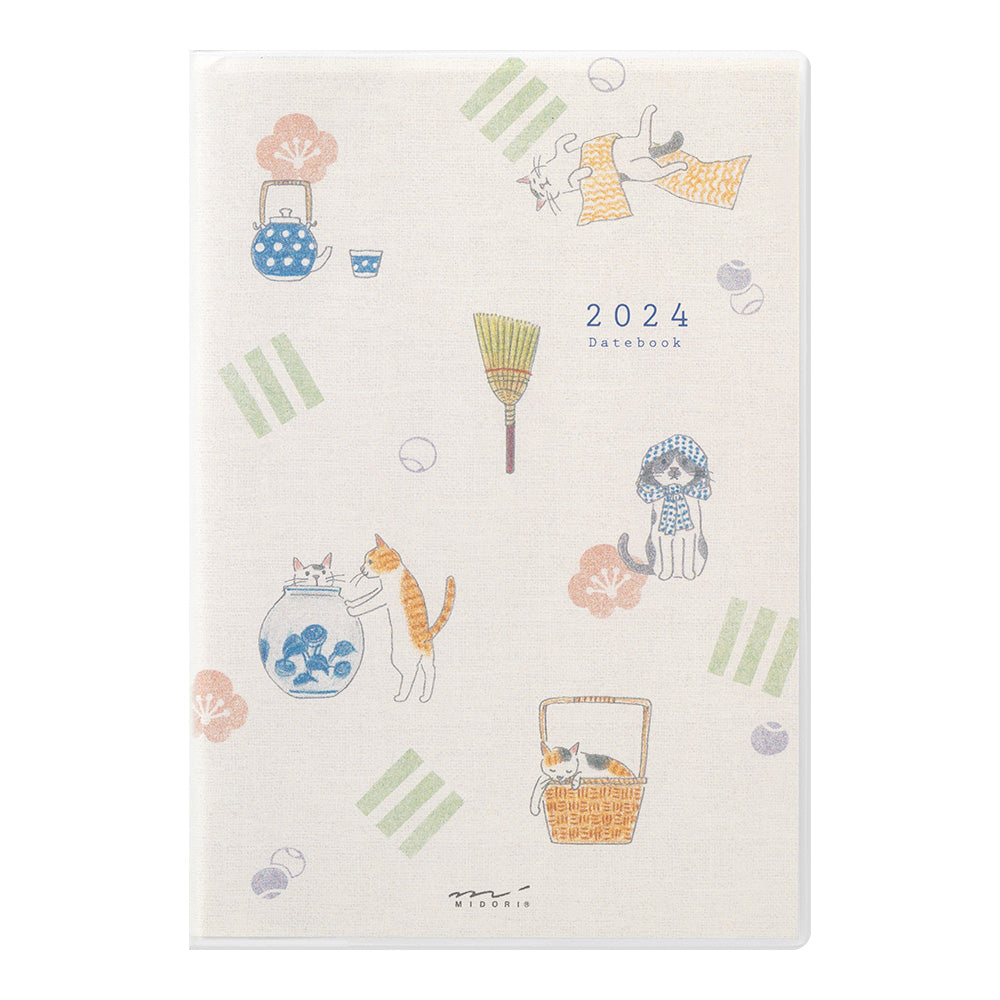 Midori B6 Pocket Diary - Cats