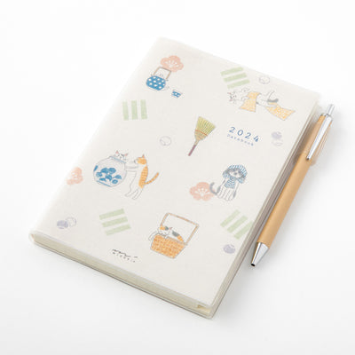 Midori B6 Pocket Diary - Cats