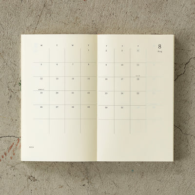 Midori MD Notebook Diary - B6 Slim Size