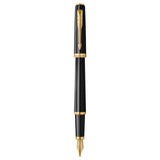 Parker Meridian Fountain Pen - Black with Gold Trim
