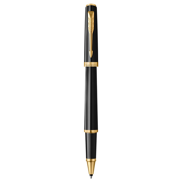 Parker Meridian Rollerball Pen - Black with Gold Trim