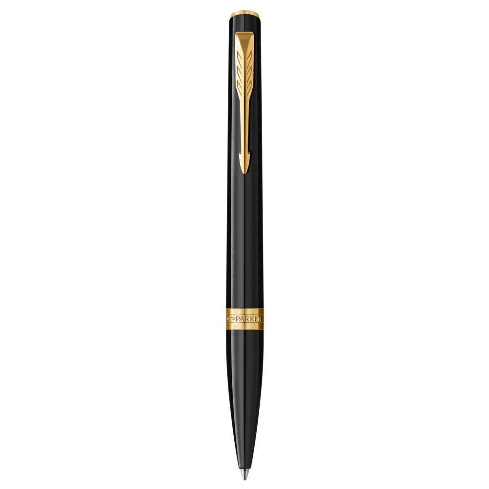 Parker Meridian Ballpoint Pen - Black with Gold Trim