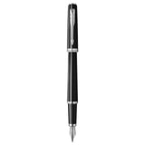 Parker Meridian Fountain Pen - Black with Chrome Trim