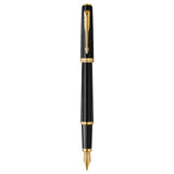 Parker Meridian Fountain Pen - Matte Black with Gold Trim
