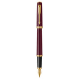 Parker Meridian Fountain Pen - Red with Gold Trim