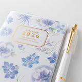 Midori Mini Pocket Diary - Country Time Flowers