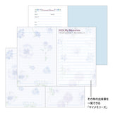 Midori Mini Pocket Diary - Country Time Flowers