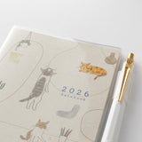 Midori Slim Pocket Diary - Cats