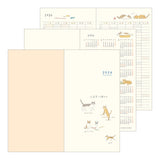Midori Slim Pocket Diary - Cats