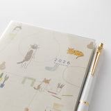 Midori A6 Pocket Diary - Cats