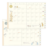 Midori A6 Pocket Diary - Cats