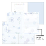 Midori A6 Pocket Diary - Country Time Flowers