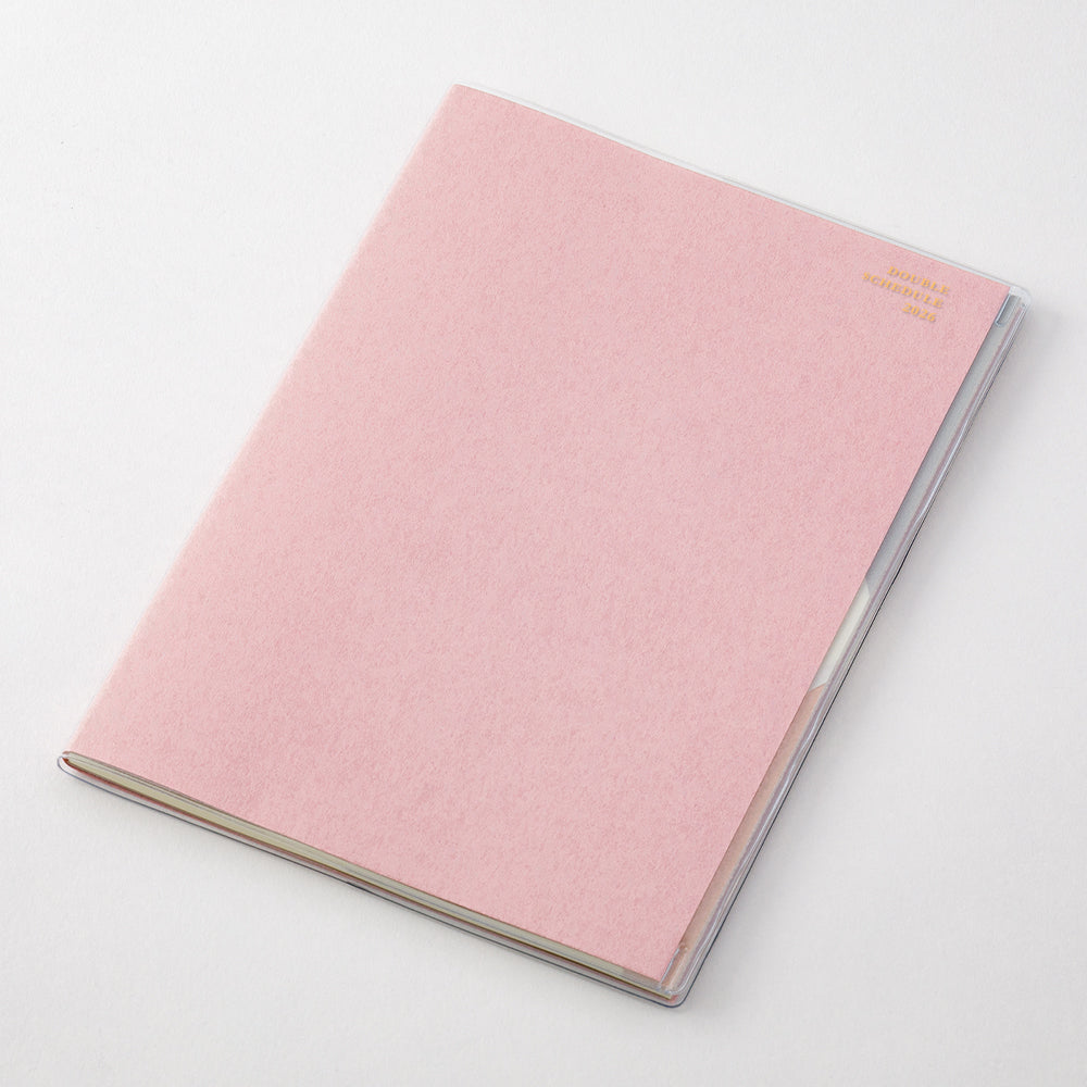 Midori B6 Double Schedule - Progress - Light Pink