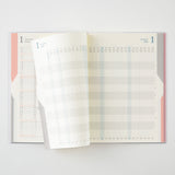 Midori B6 Double Schedule - Progress - Light Pink