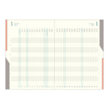 Midori B6 Double Schedule - Progress - Light Pink