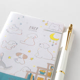 Midori Mini Pocket Diary - Dog