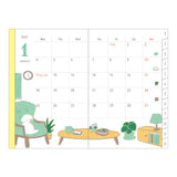 Midori Mini Pocket Diary - Dog