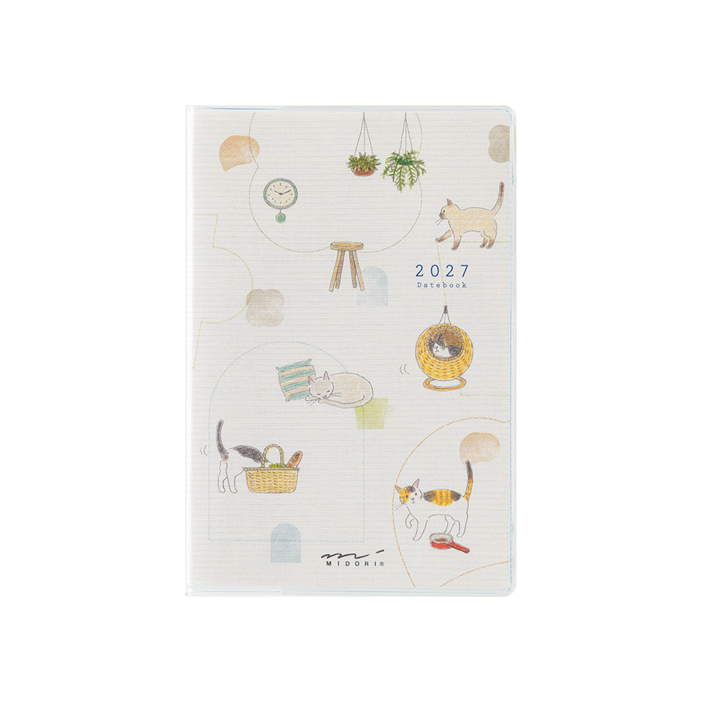 Midori Mini Pocket Diary - Cat