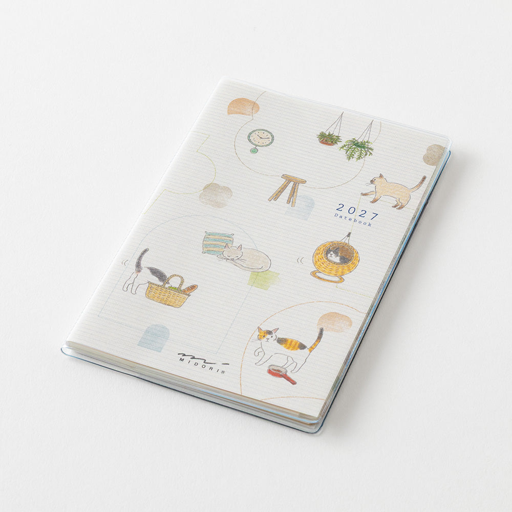 Midori Mini Pocket Diary - Cat
