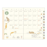 Midori Mini Pocket Diary - Cat