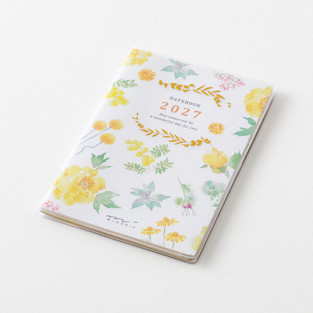 Midori Mini Pocket Diary - Country Time Flower