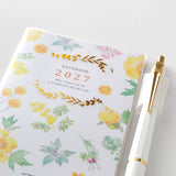 Midori Mini Pocket Diary - Country Time Flower