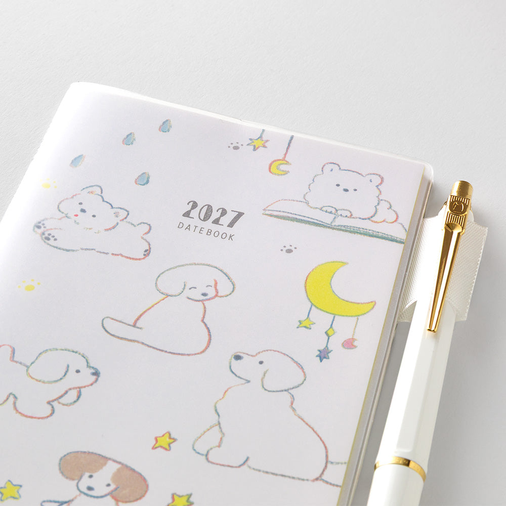 Midori Slim Pocket Diary - Dog