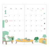 Midori Slim Pocket Diary - Dog