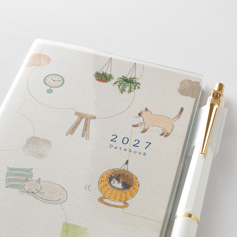 Midori Slim Pocket Diary - Cat