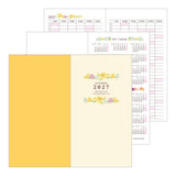 Midori Slim Pocket Diary - Country Time Flower