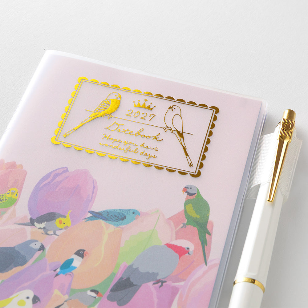 Midori Slim Pocket Diary - Bird