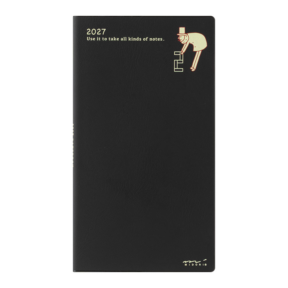 Midori Slim Pocket Diary - Ojisan