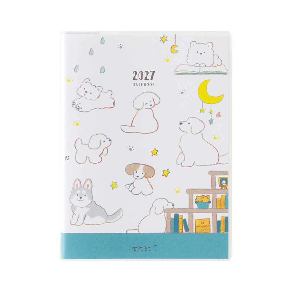 Midori A6 Pocket Diary - Dog