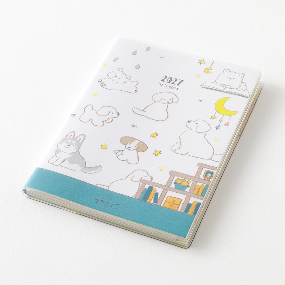 Midori A6 Pocket Diary - Dog