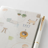 Midori A6 Pocket Diary - Cat