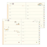 Midori A6 Pocket Diary - Cat