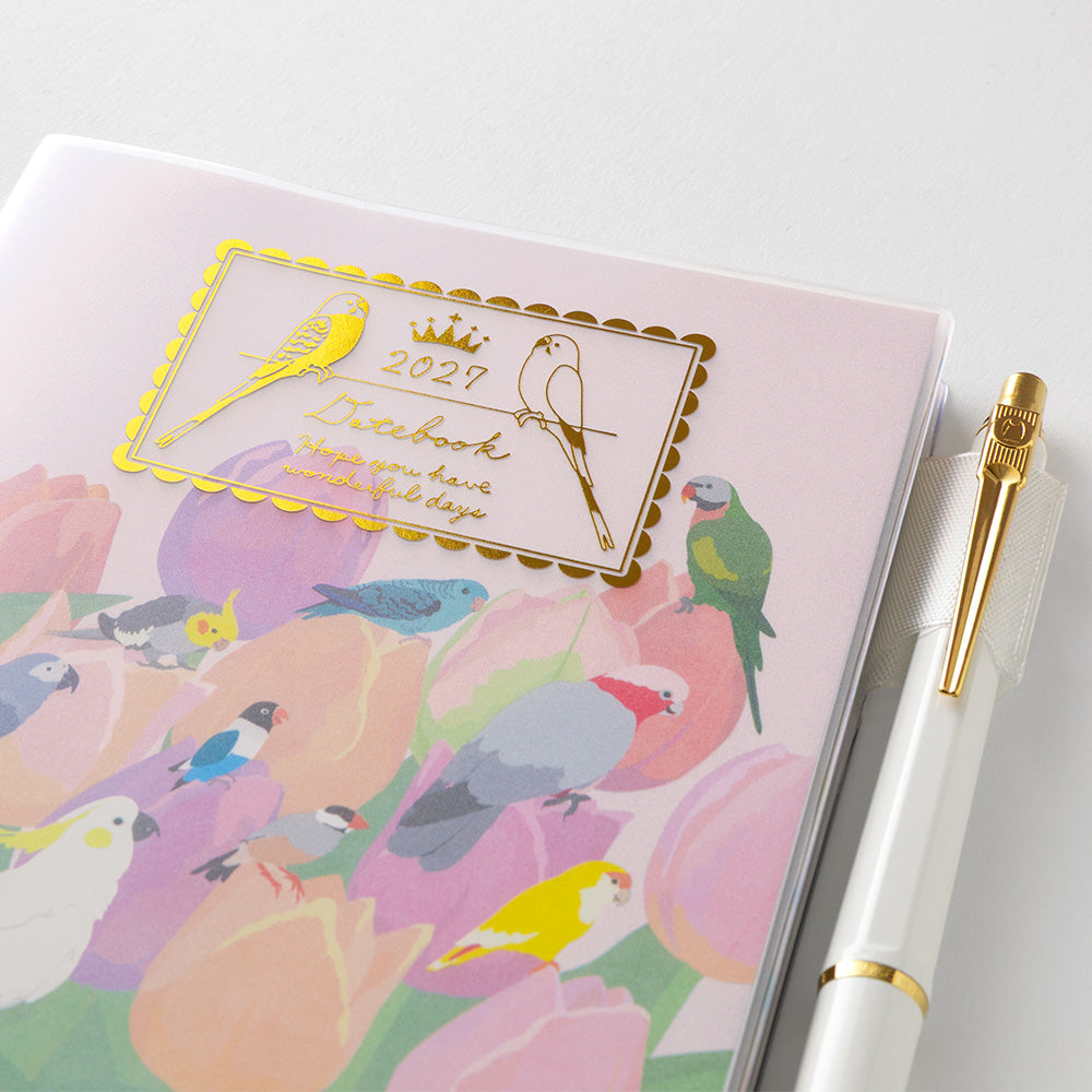 Midori A6 Pocket Diary - Bird
