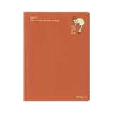 Midori A6 Pocket Diary - Monthly Ojisan