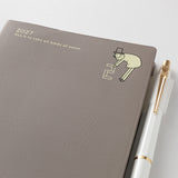 Midori A6 Pocket Diary - Weekly Block Ojisan