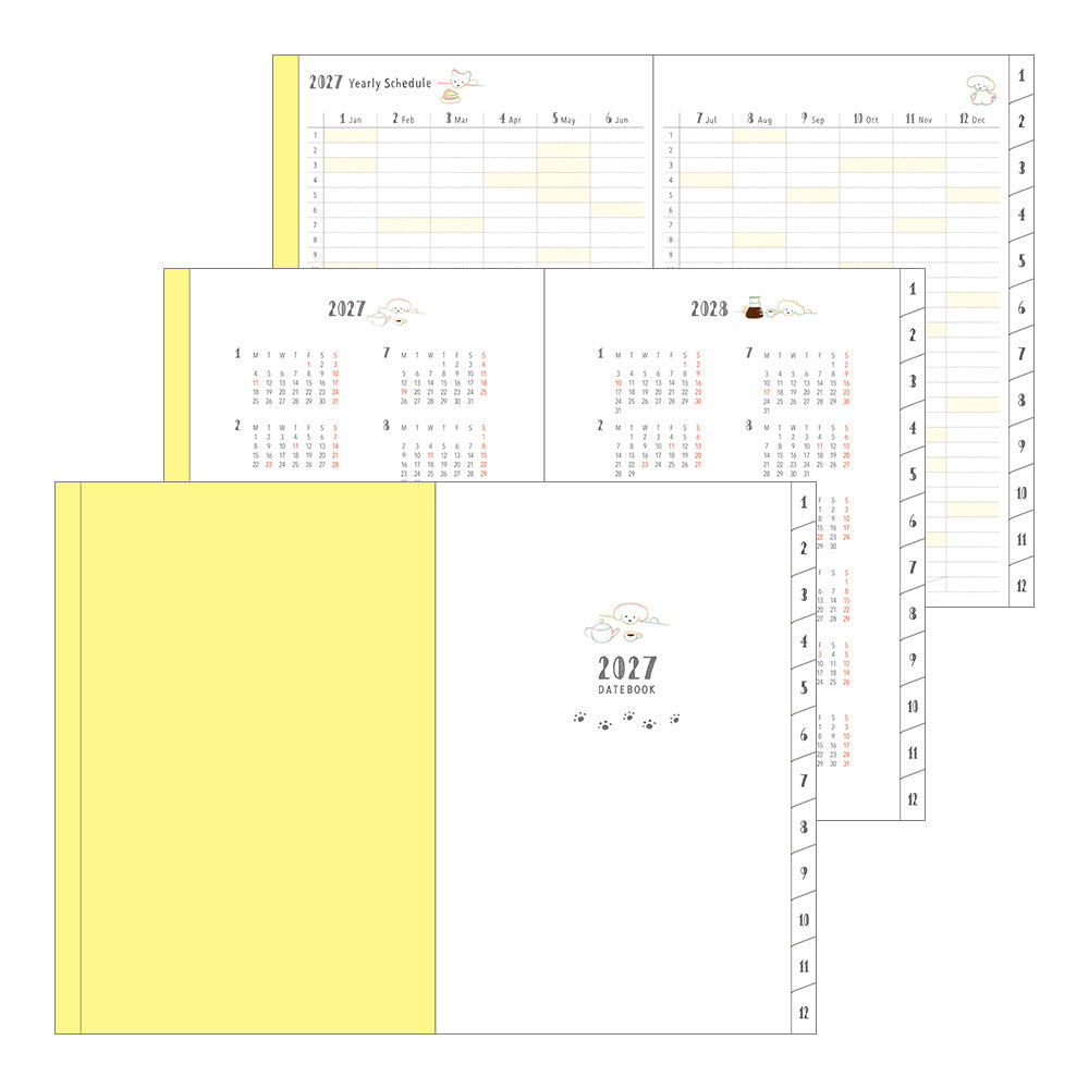 Midori B6 Pocket Diary - Dog