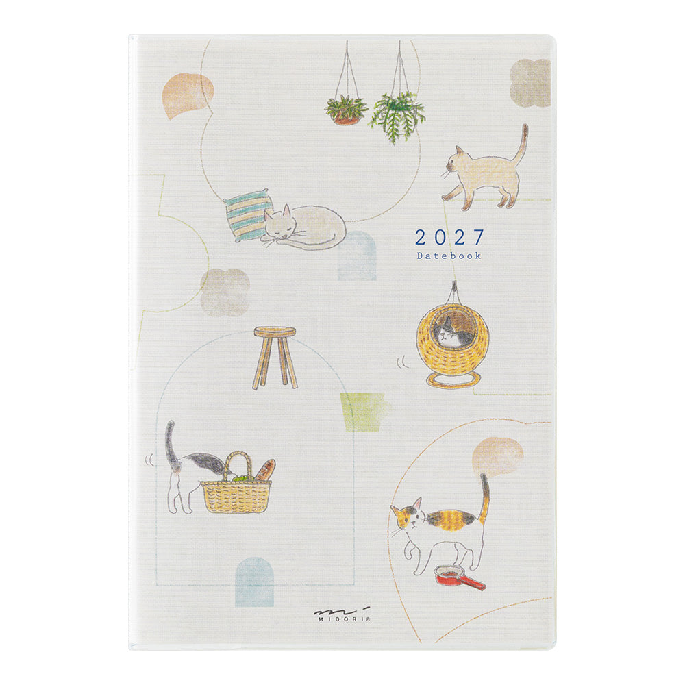 Midori B6 Pocket Diary - Cat