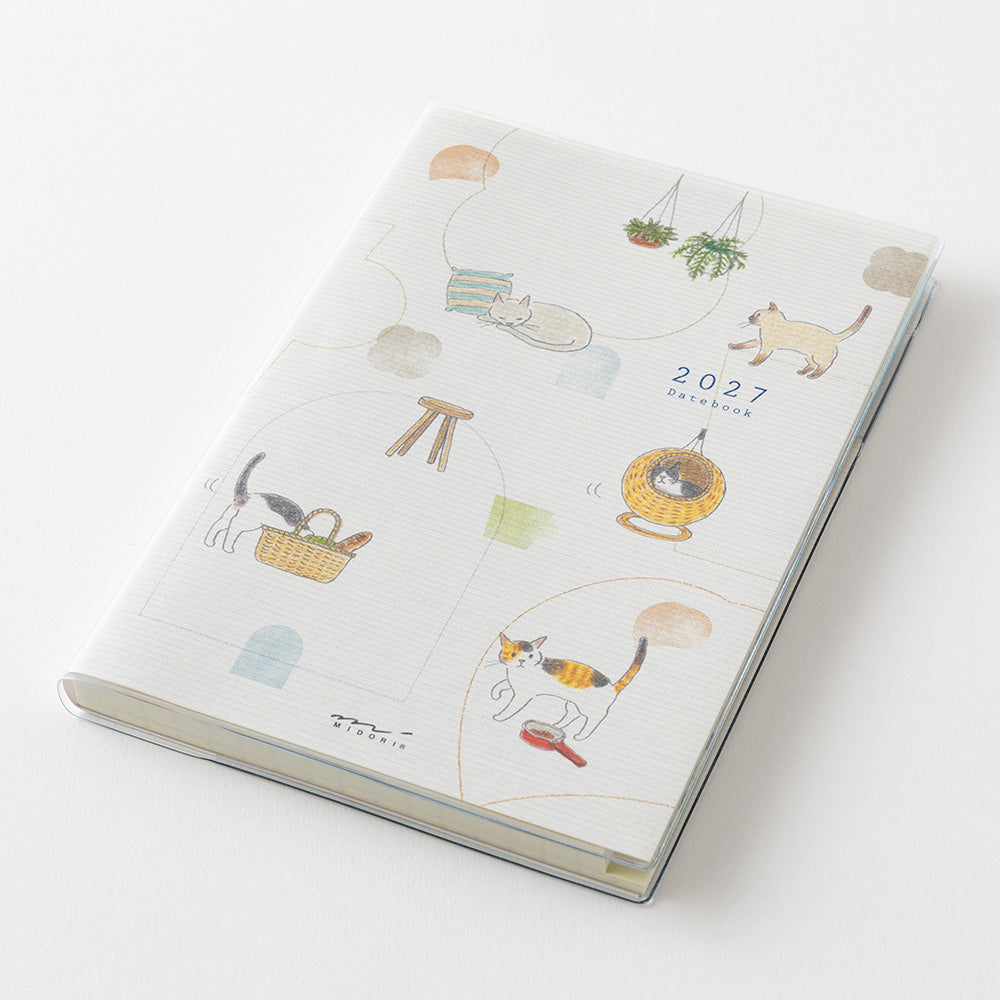 Midori B6 Pocket Diary - Cat