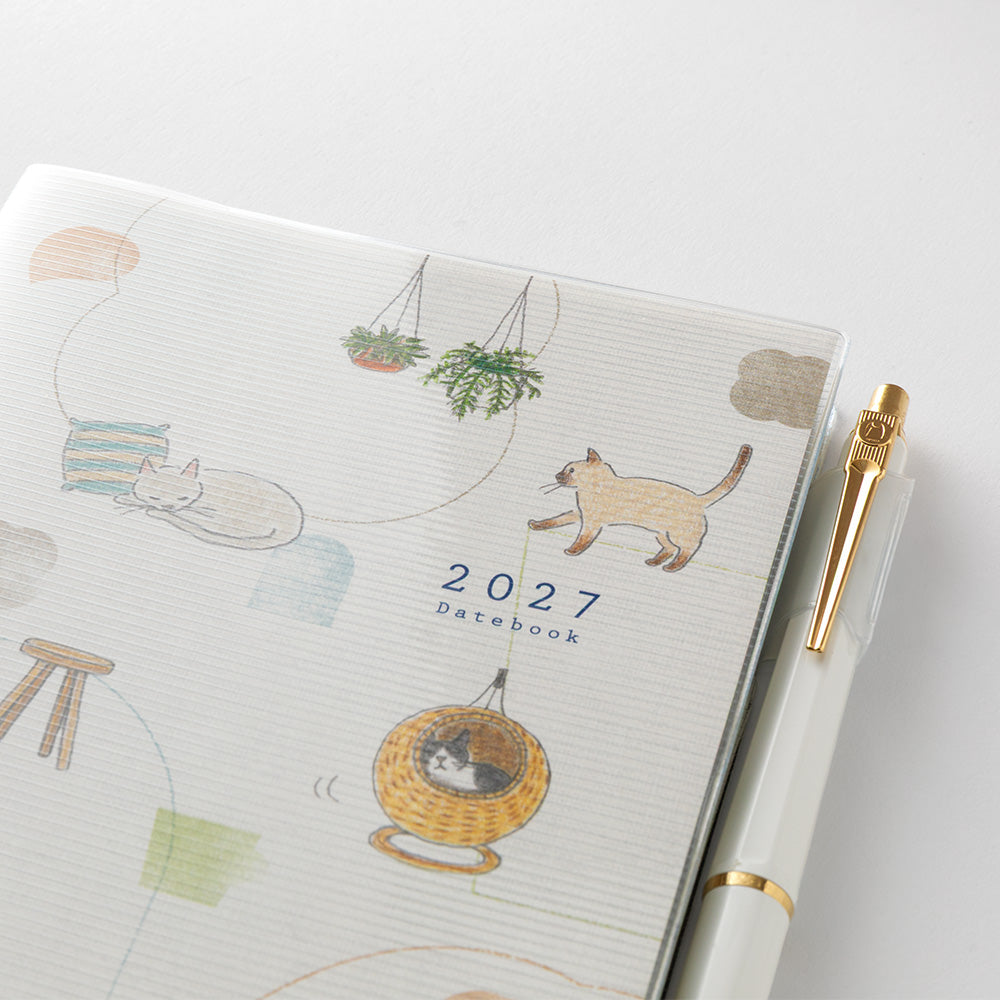 Midori B6 Pocket Diary - Cat