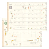 Midori B6 Pocket Diary - Cat